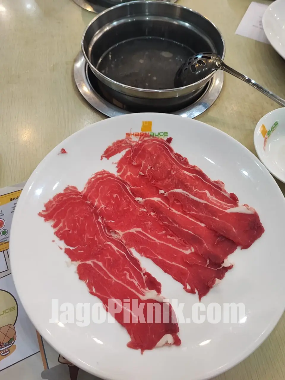 daging shabu auce