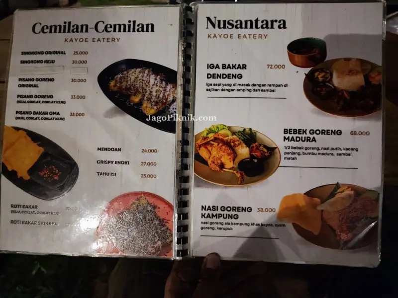 daftar harga menu kayoe eatery ungaran